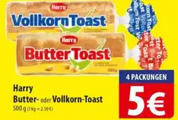 Famila Nord Ost Harry Butter- oder Vollkorn-Toast Angebot