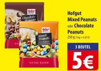 Famila Nord Ost Hofgut Mixed Peanuts oder Chocolate Peanuts Angebot