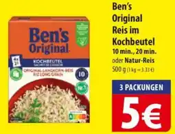 Famila Nord Ost Ben's Original Reis im Kochbeutel 10 min., 20 min. oder Natur-Reis Angebot