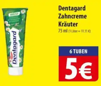Famila Nord Ost Dentagard Zahncreme Kräuter Angebot
