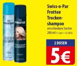 Famila Nord Ost Swiss-o-Par Frottee Trocken- shampoo Angebot