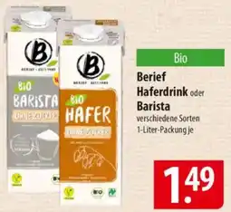 Famila Nord Ost Berief Haferdrink oder Barista Angebot
