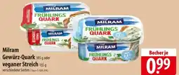Famila Nord Ost Milram Gewürz-Quark oder veganer Streich Angebot