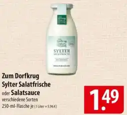 Famila Nord Ost Zum Dorfkrug Sylter Salatfrische oder Salatsauce Angebot