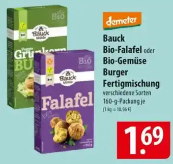 Famila Nord Ost Bauck Bio-Falafel oder Bio-Gemüse Burger Fertigmischung Angebot