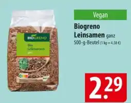 Famila Nord Ost Biogreno Leinsamen Angebot