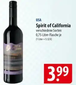 Famila Nord Ost USA Spirit of California Angebot
