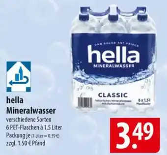 Famila Nord Ost hella Mineralwasser Angebot