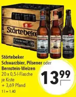 CITTI Markt Störtebeke Schwarzbier, Pilsener oder Bernstein-Weizen Angebot