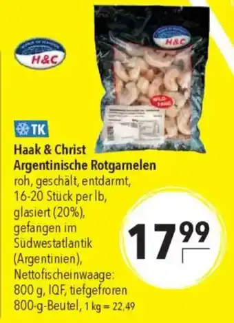 CITTI Markt Haak & Christ Argentinische Rotgarnelen Angebot