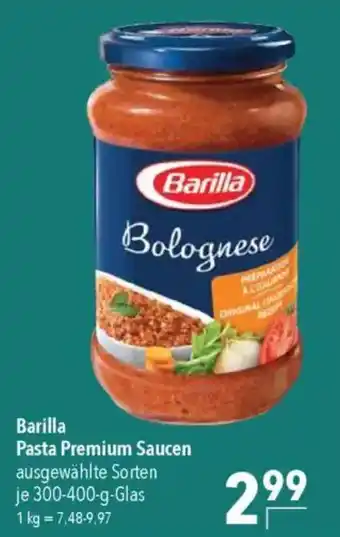 CITTI Markt Barilla Pasta Premium Saucen Angebot