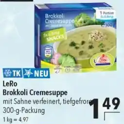 CITTI Markt LeRo Brokkoli Cremesuppe Angebot