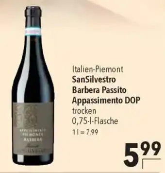 CITTI Markt SanSilvestro Barbera Passito Appassimento DOP Angebot