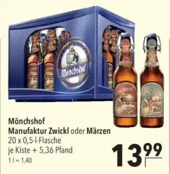 CITTI Markt Mönchshof Manufaktur Zwickl oder Märzen Angebot