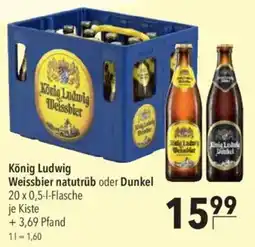 CITTI Markt König Ludwig Weissbier natutrüb oder Dunkel Angebot