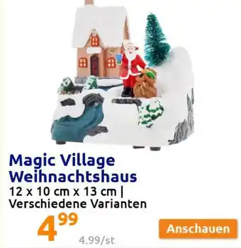 Action Magic Village Weihnachtshaus Angebot