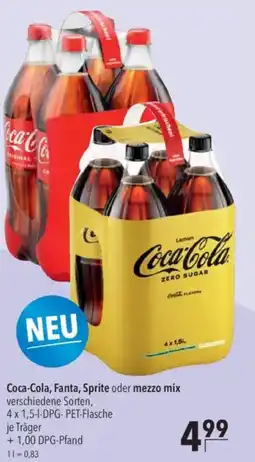 CITTI Markt Coca-Cola, Fanta, Sprite oder mezzo mix Angebot