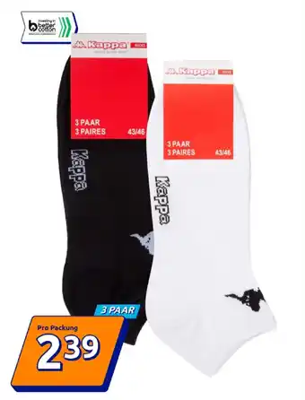 Action Kappa socks 3 paar 43/46 Angebot
