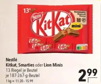 CITTI Markt Nestlé Kitkat, Smarties oder Lion Minis Angebot