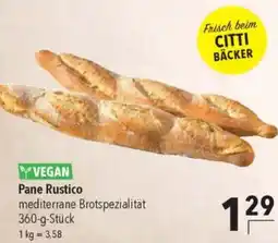 CITTI Markt VEGAN Pane Rustico Angebot