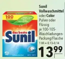 CITTI Markt Sunil Vollwaschmittel oder Color Angebot