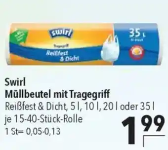 CITTI Markt Swirl Müllbeutel mit Tragegriff Angebot