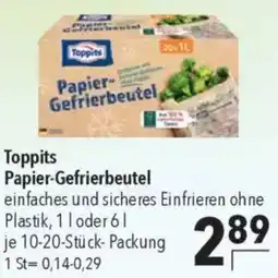 CITTI Markt Toppits Papier-Gefrierbeutel Angebot