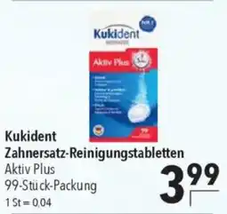 CITTI Markt Kukident Zahnersatz-Reinigungstabletten Angebot