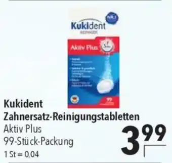 CITTI Markt Kukident Zahnersatz-Reinigungstabletten Angebot