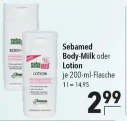 CITTI Markt Sebamed Body-Milk oder Lotion Angebot