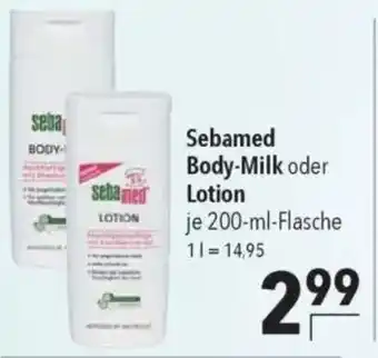 CITTI Markt Sebamed Body-Milk oder Lotion Angebot