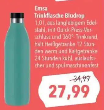 CITTI Markt Emsa Trinkflasche Bludrop Angebot