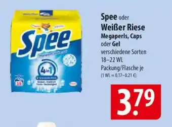 Famila Nord Ost Spee oder Weißer Riese Megaperls, Caps oder Gel Angebot