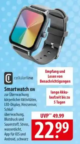 Famila Nord Ost cellularline Smartwatch ION Angebot