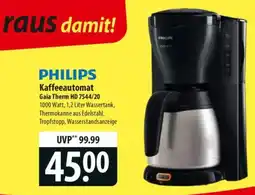 Famila Nord Ost PHILIPS Kaffeeautomat Gaia Therm HD 7544/20 Angebot