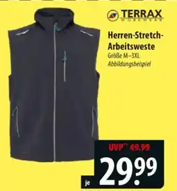 Famila Nord Ost TERRAX Herren-Stretch- Arbeitsweste Angebot