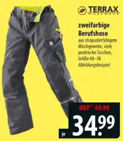 Famila Nord Ost TERRAX zweifarbige Berufshose Angebot