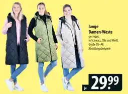 Famila Nord Ost lange Damen-Weste Angebot
