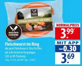 Famila Nord Ost Fleischwurst im Ring Angebot