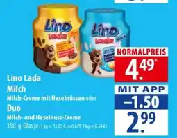 Famila Nord Ost Lino Lada Milch Milch- und Haselnuss-Creme Angebot