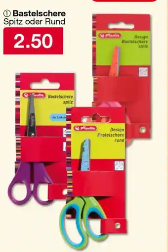 Woolworth Bastelschere Spitz oder Rund Herlitz Angebot