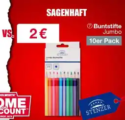 Woolworth STENZER Buntstifte Jumbo Angebot
