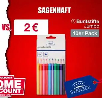 Woolworth STENZER Buntstifte Jumbo Angebot
