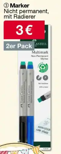 Woolworth FABER CASTELL Marker Angebot
