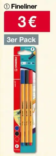 Woolworth STABILO Fineliner Angebot