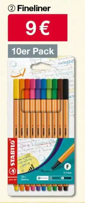 Woolworth STABILO Fineliner Angebot