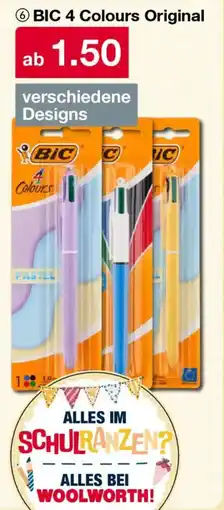Woolworth ⑥BIC 4 Colours Original Angebot