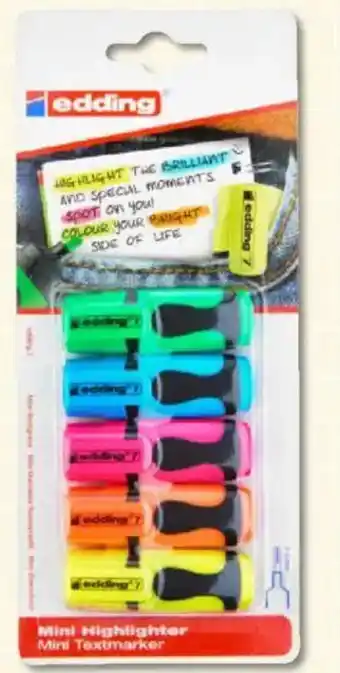 Woolworth edding Mini Textmarker Angebot