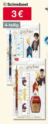 Woolworth Harry Potter Schreibset Angebot