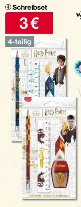 Woolworth Harry Potter Schreibset Angebot